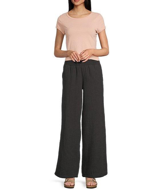 Billabong New Waves High Rise Relaxed Gauze Pants Product Image