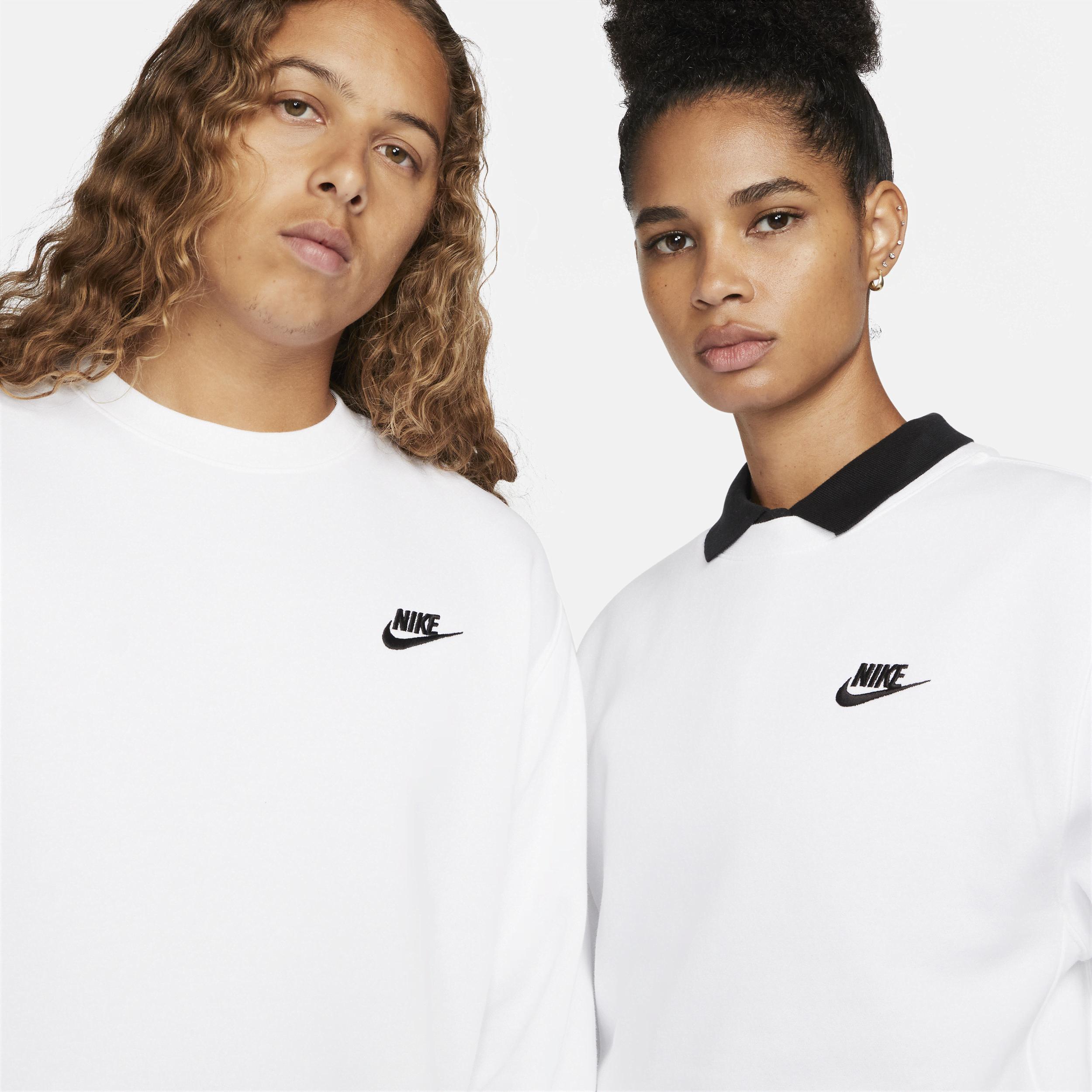 Men's Nike Club Fleece Crew, Size: Large, Dark Gray Grey Product Image