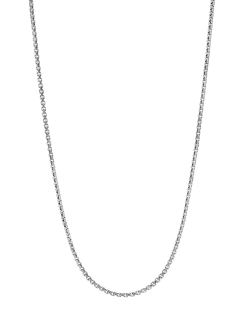 John Hardy Sterling Silver Classic Box Chain Necklace, 26 Product Image