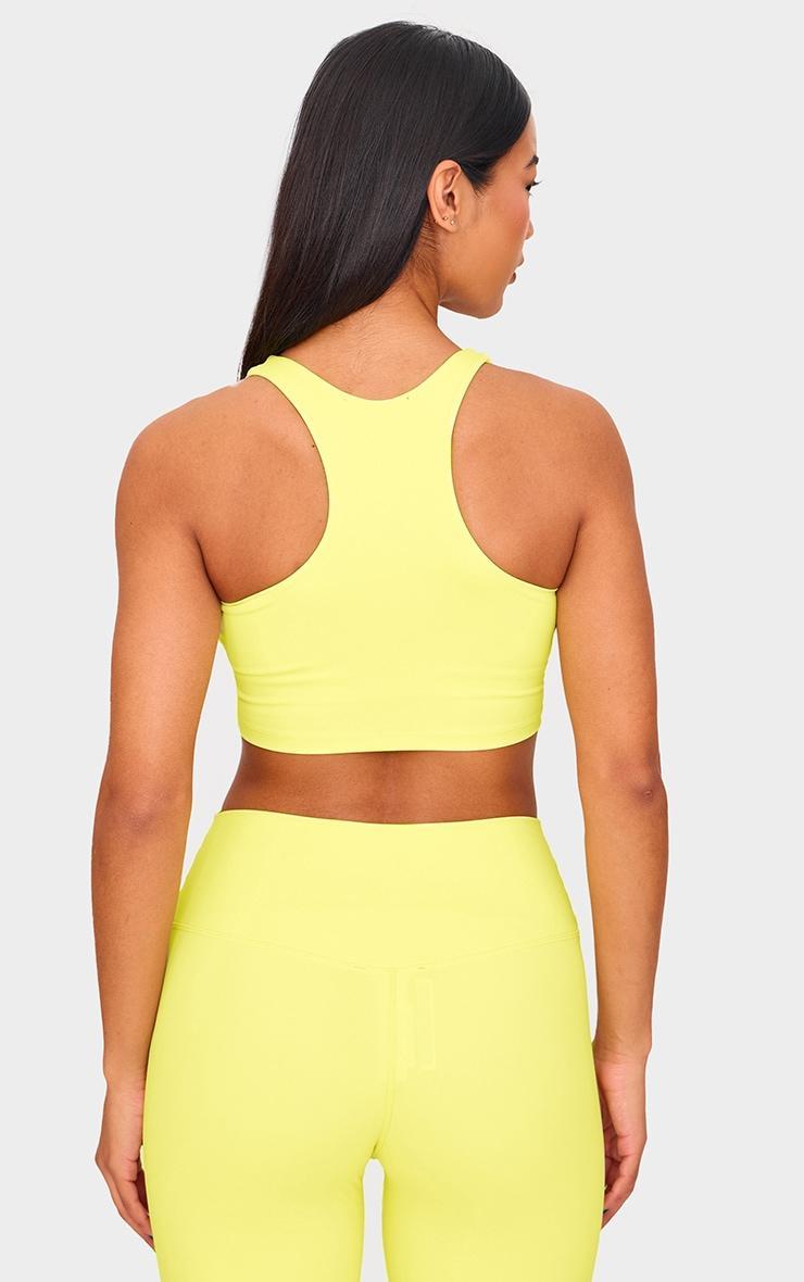 Lime Ultimate Sculpt Double Layer Padded Sports Bra Product Image