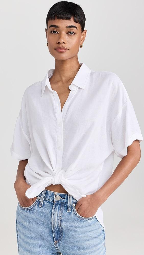 Splendid Dawson Linen Button Down | Shopbop Product Image