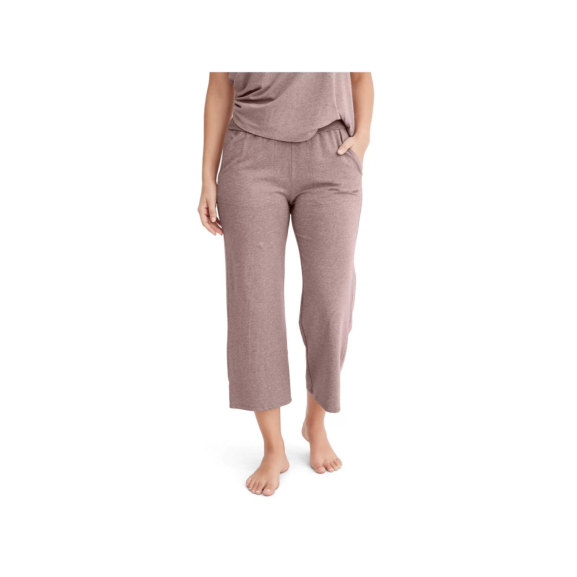 Women's Jockey® Soft Touch Luxe Cropped Pajama Pants in Regular & Plus Size, Size: Small, Coastal Floral Product Image