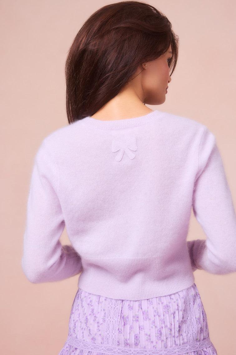Adeanne Cropped Cashmere Cardigan Product Image