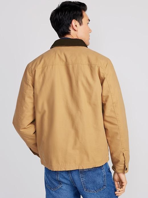 Cozy-Lined Canvas Barn Coat Product Image