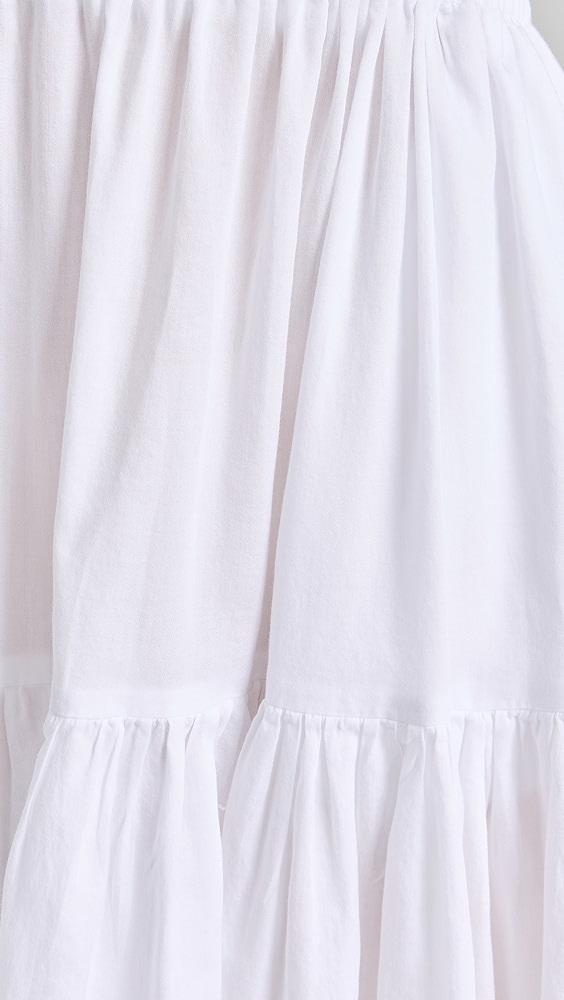 Enza Costa Cool Cotton Tiered Skirt | Shopbop Product Image