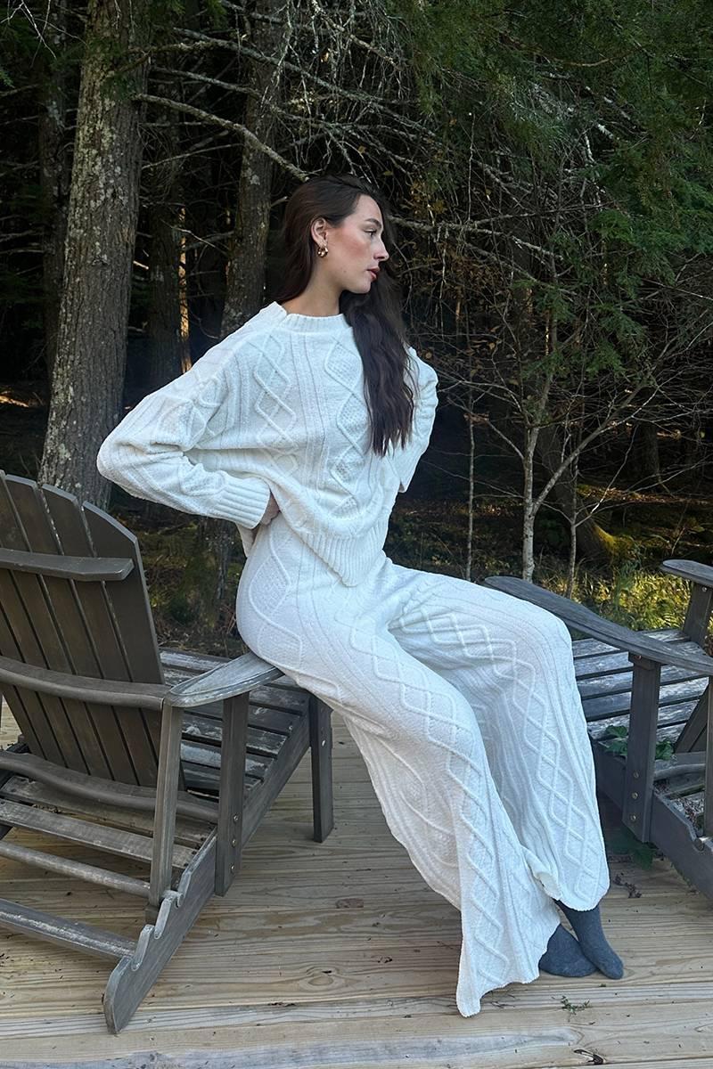 Callie Sweater Cream Cable Product Image