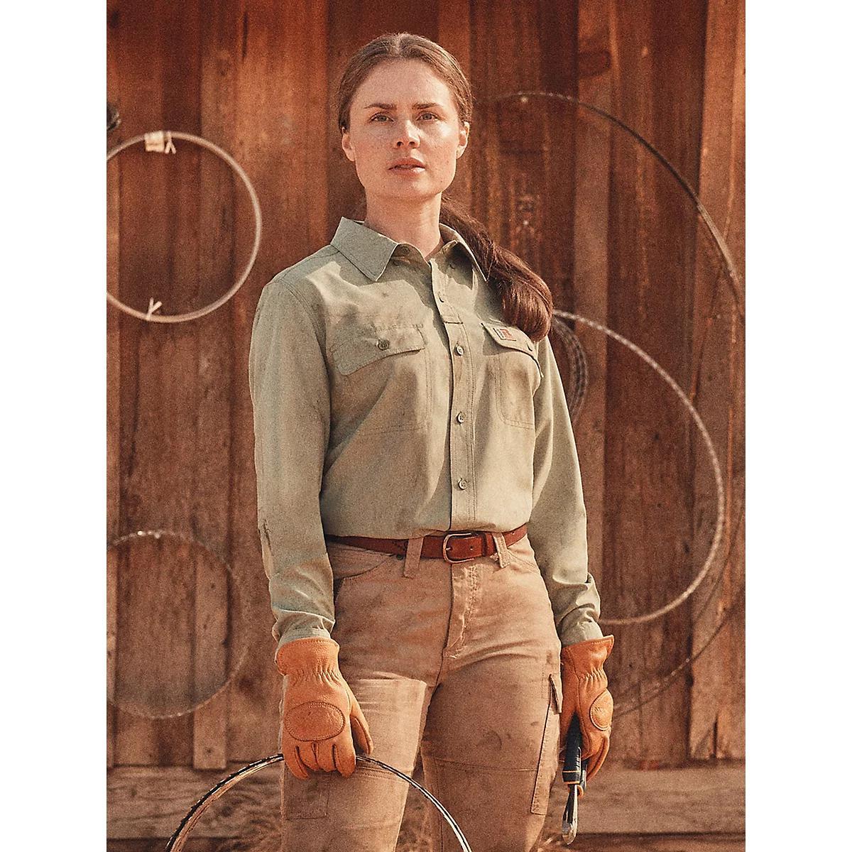 Women's Wrangler RIGGS Workwear® Lightweight Vented Work Shirt | Women's TOPS | Wrangler® Product Image