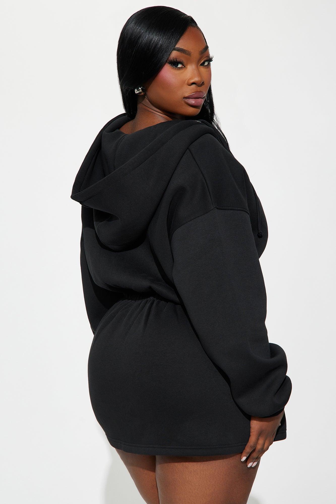 Ciara Micro Mini Dress - Black Product Image