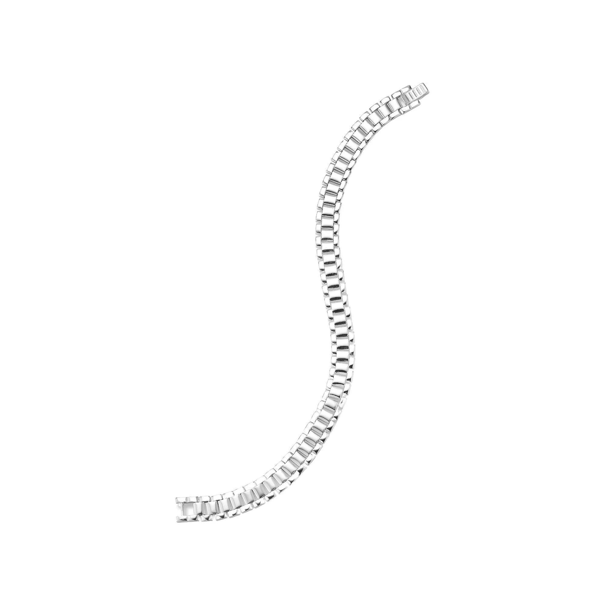 Mens Menster Sterling Silver 9 mm Bold Link Bracelet Product Image