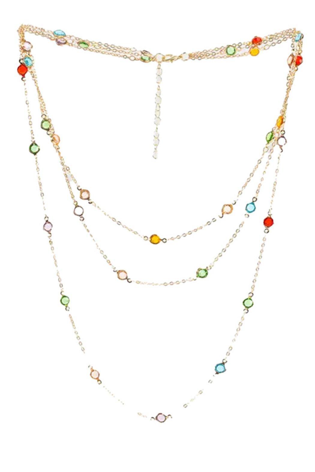 Glass Multi Layer Necklace Product Image