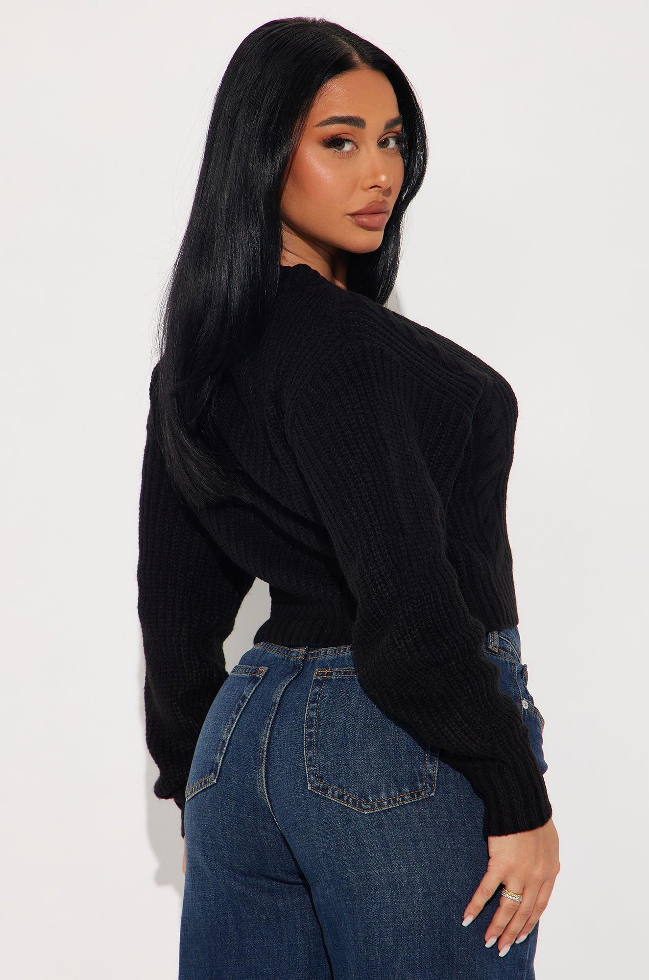 Boundless Vibes Cardigan - Black Product Image