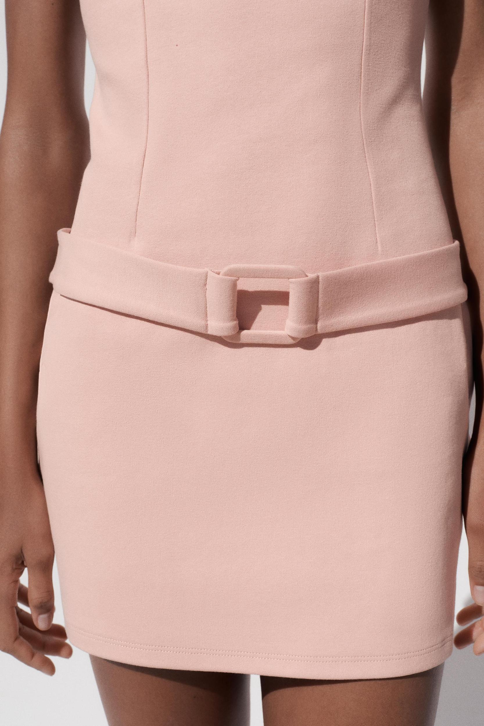 BELTED MINI DRESS Product Image