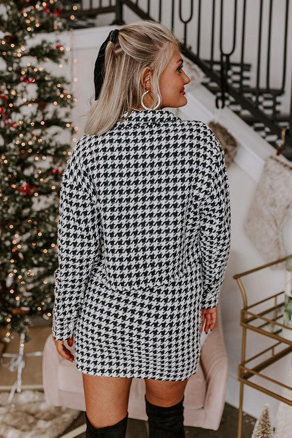 Holiday In The City Houndstooth Jacket Product Image