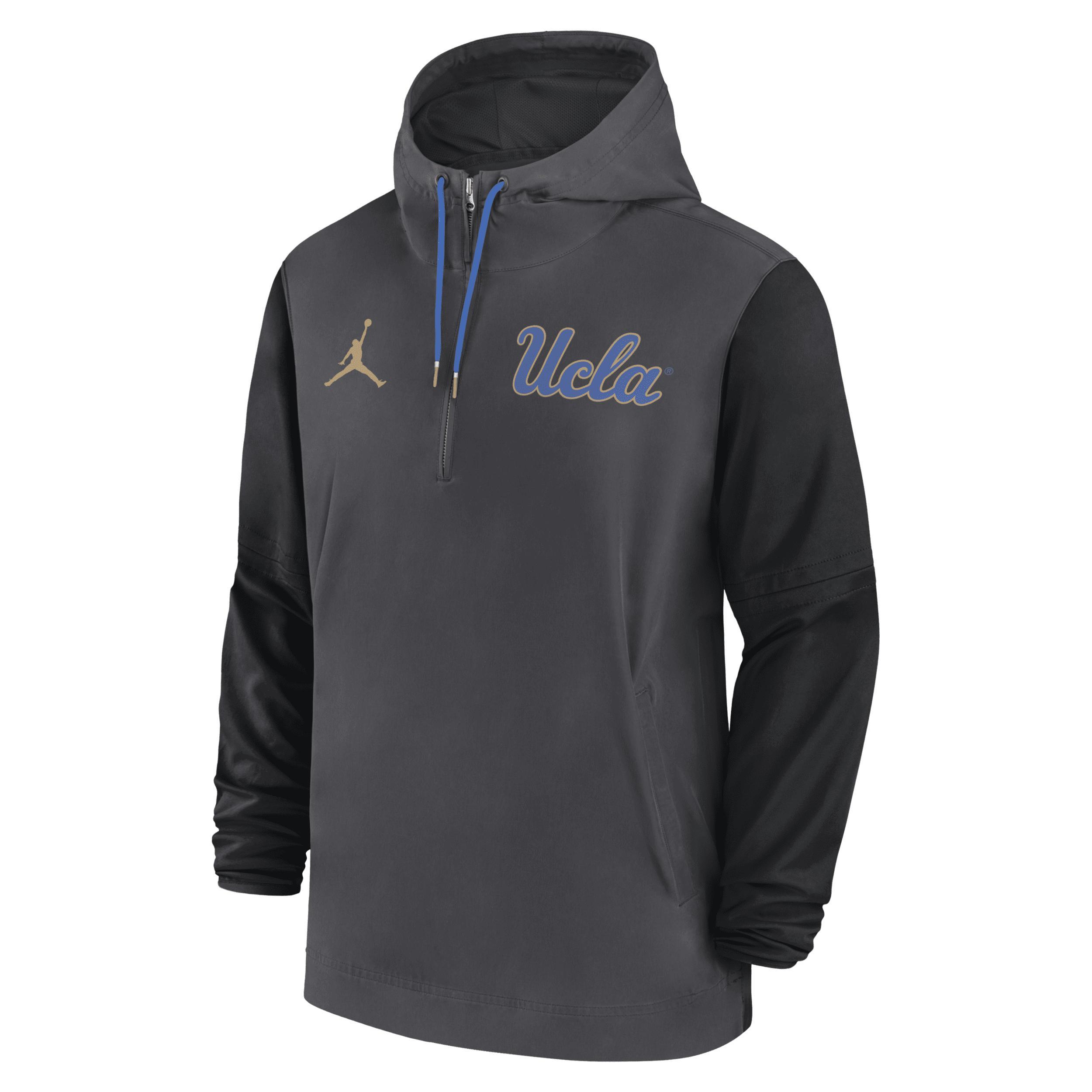 Men's Nike Red Georgia Bulldogs 2024 Sideline Pregame Player Half-Zip Hoodie, Size: Medium Product Image