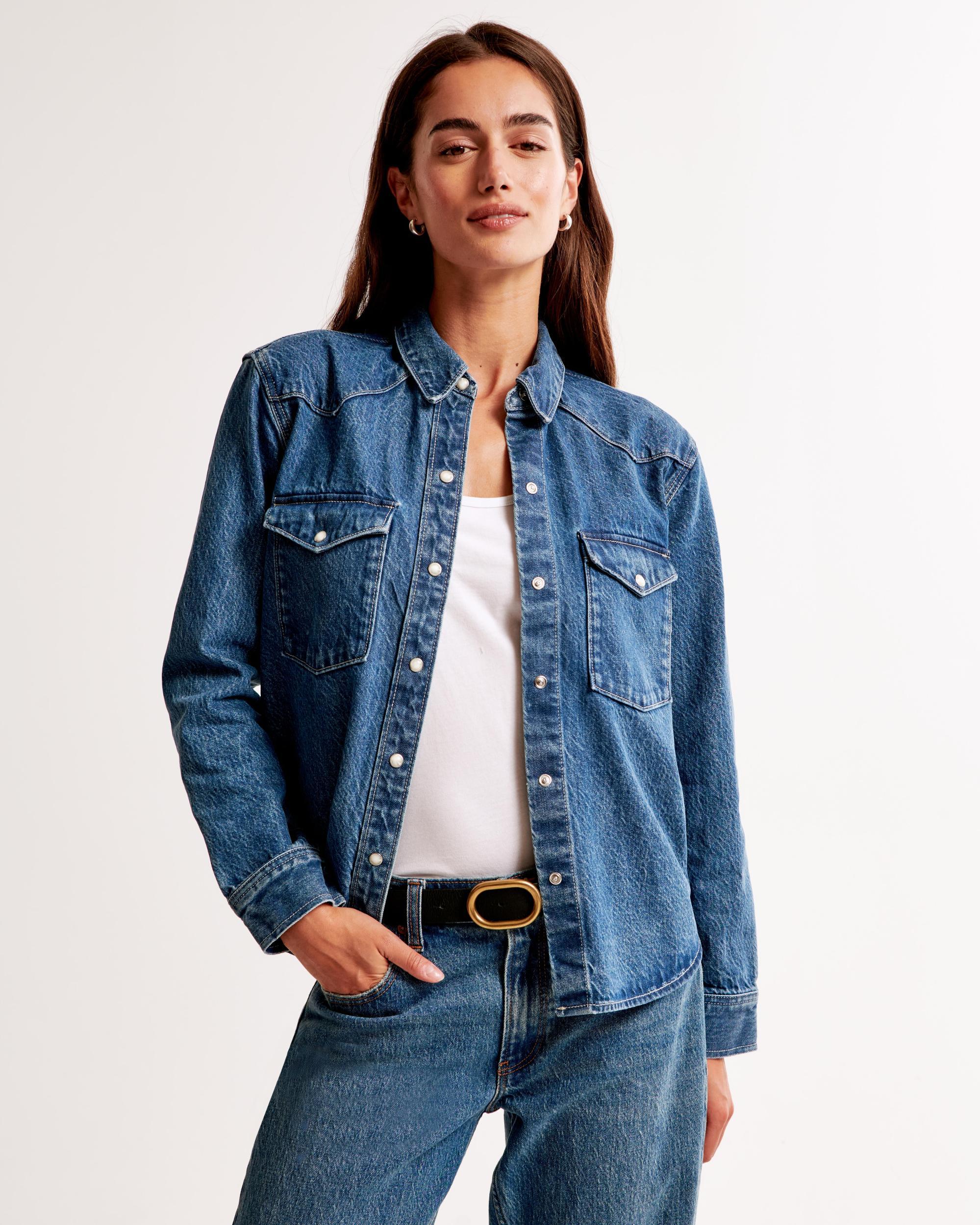 Western Denim Shirt Product Image