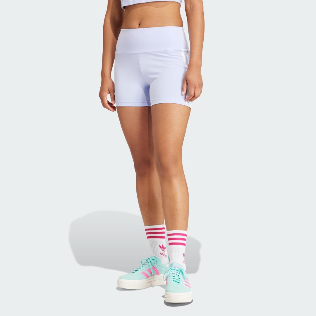 adidas Adicolor 3-Stripes 1/4 Leggings Core Black L Womens Product Image
