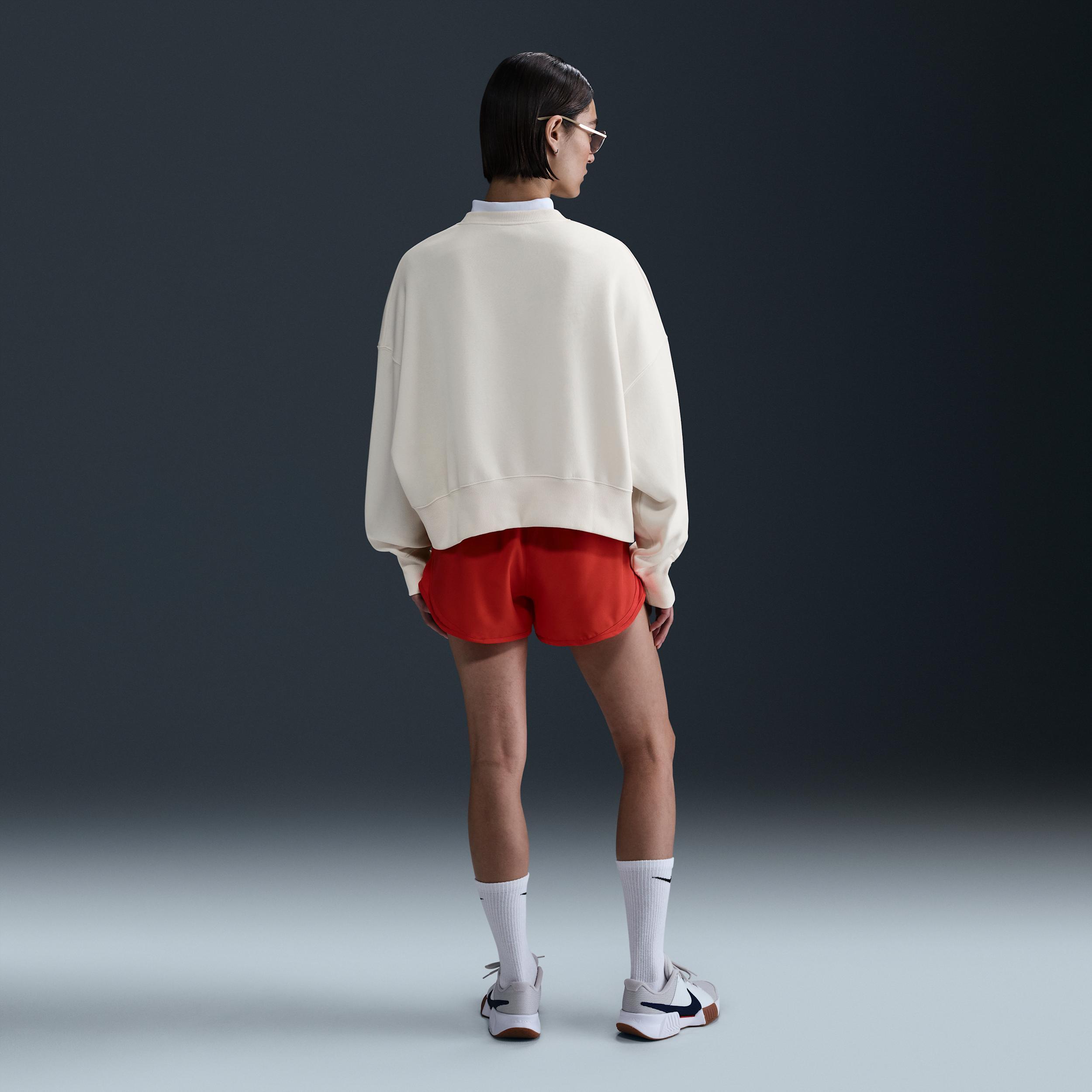 Nike Women's Court Phoenix Fleece Over-Oversized Crew-Neck Tennis Sweatshirt Product Image