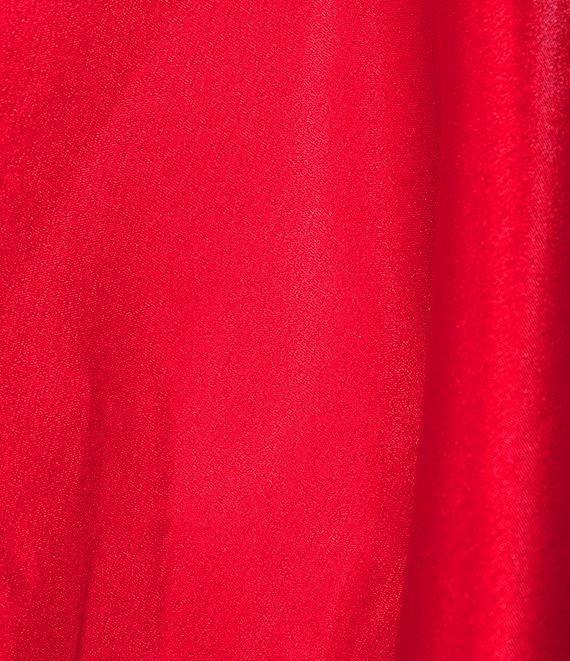 B. Darlin Strapless Sweetheart Neck Triple Bow Front Fit And Flare Dress Product Image