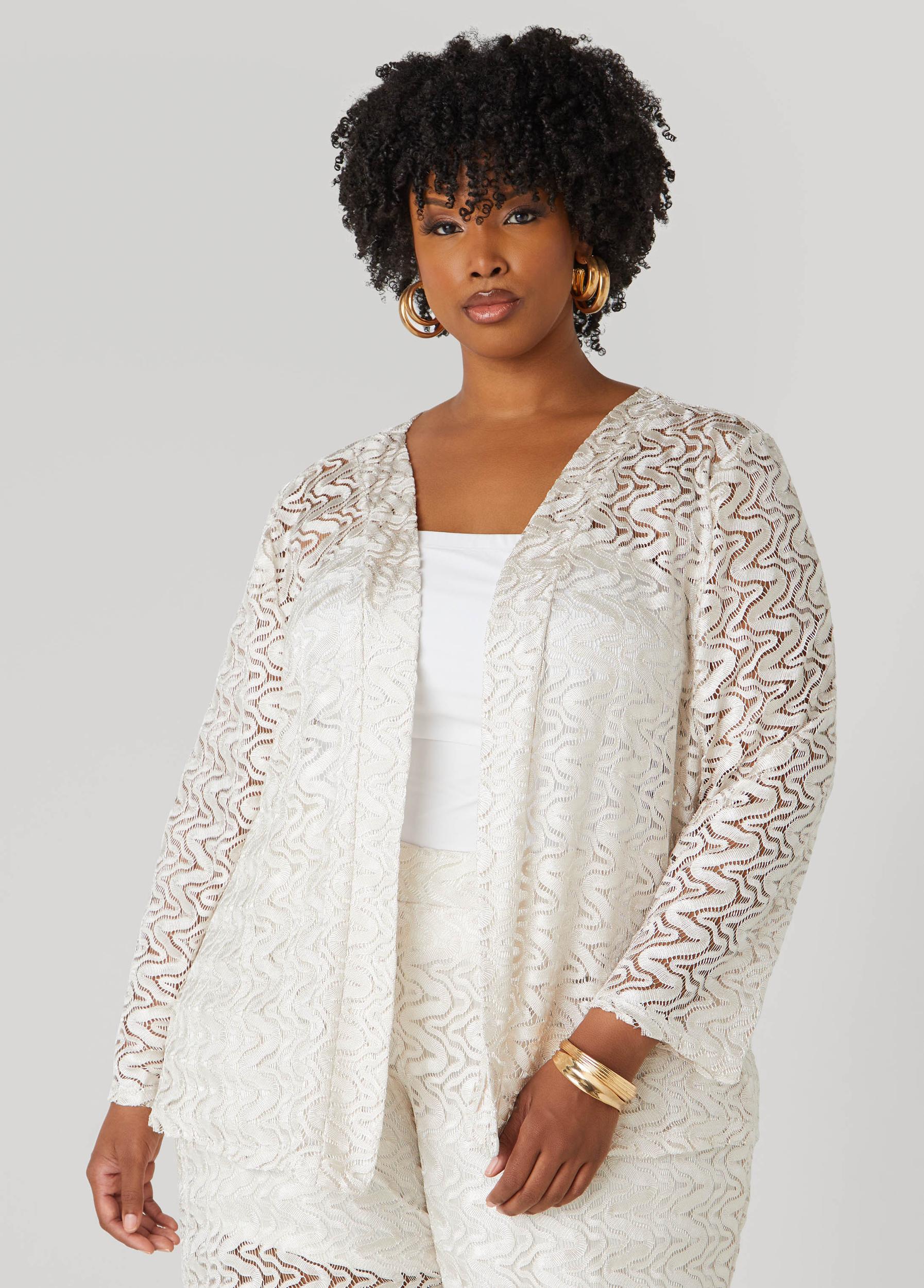 Open Front Lace Jacket Product Image