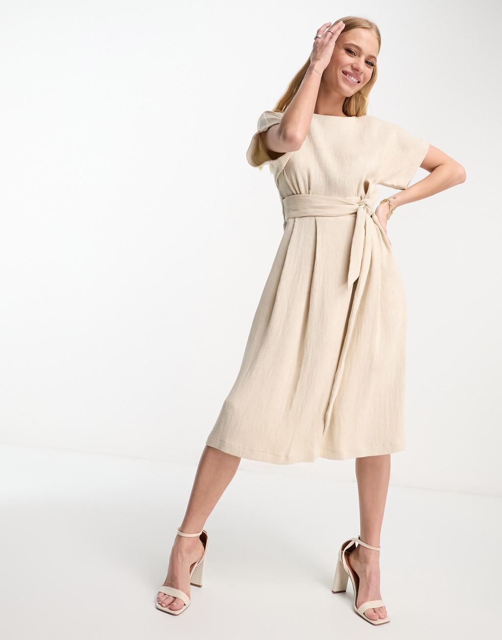 Closet London ribbed midi dress Product Image