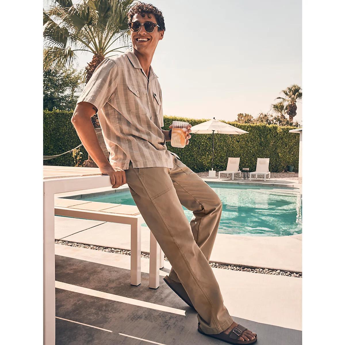 Men's Relaxed Fatigue Pant in Military Vintage Khaki Product Image