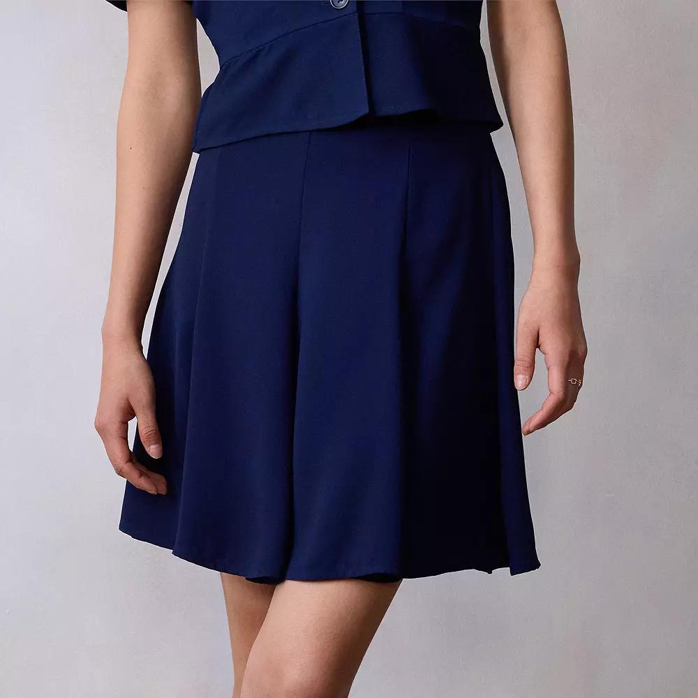 Women's LC Lauren Conrad Paneled Mini Skirt, Size: XXL, Seattle Blue Product Image