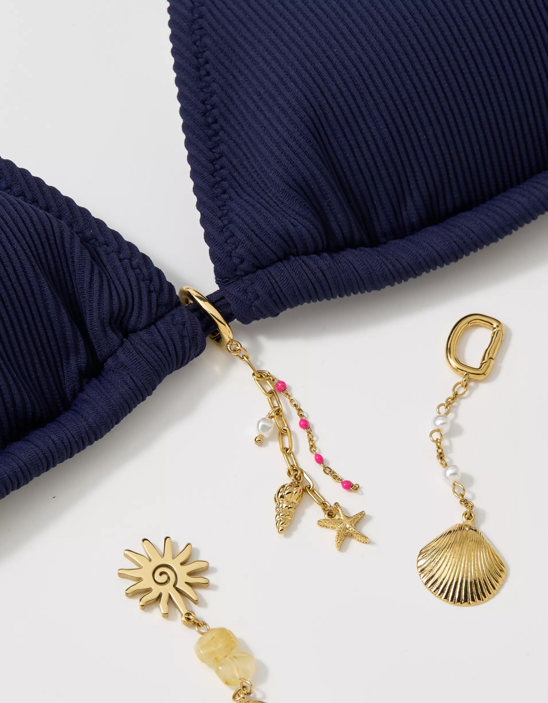 Aerie Shell And Stone Bikini Charm 3-Pack Product Image