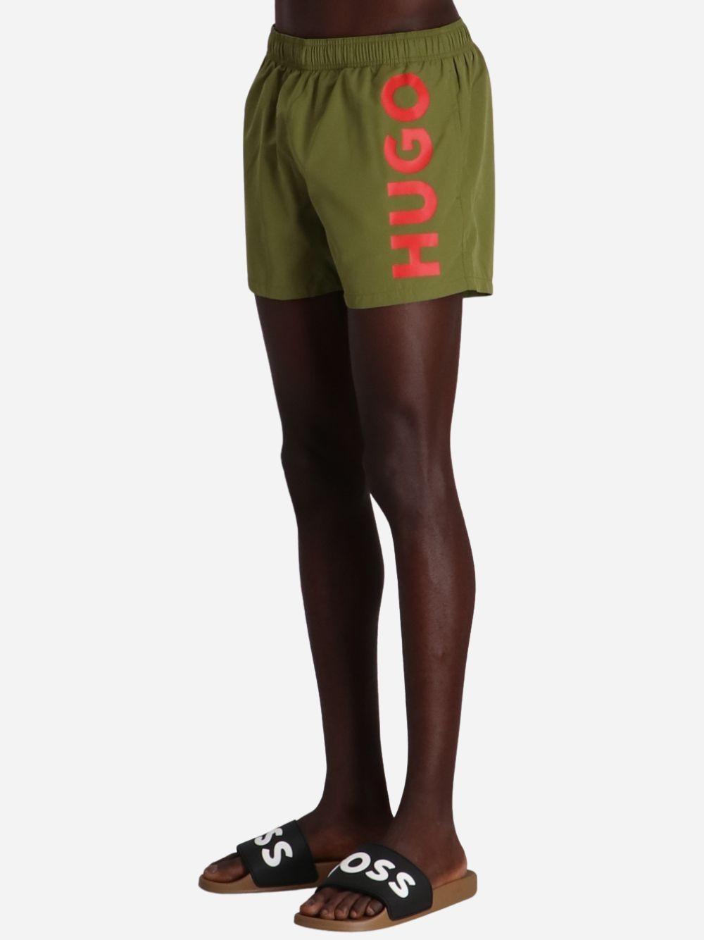 HUGO BOSS Abas Swim Shorts In Green Product Image