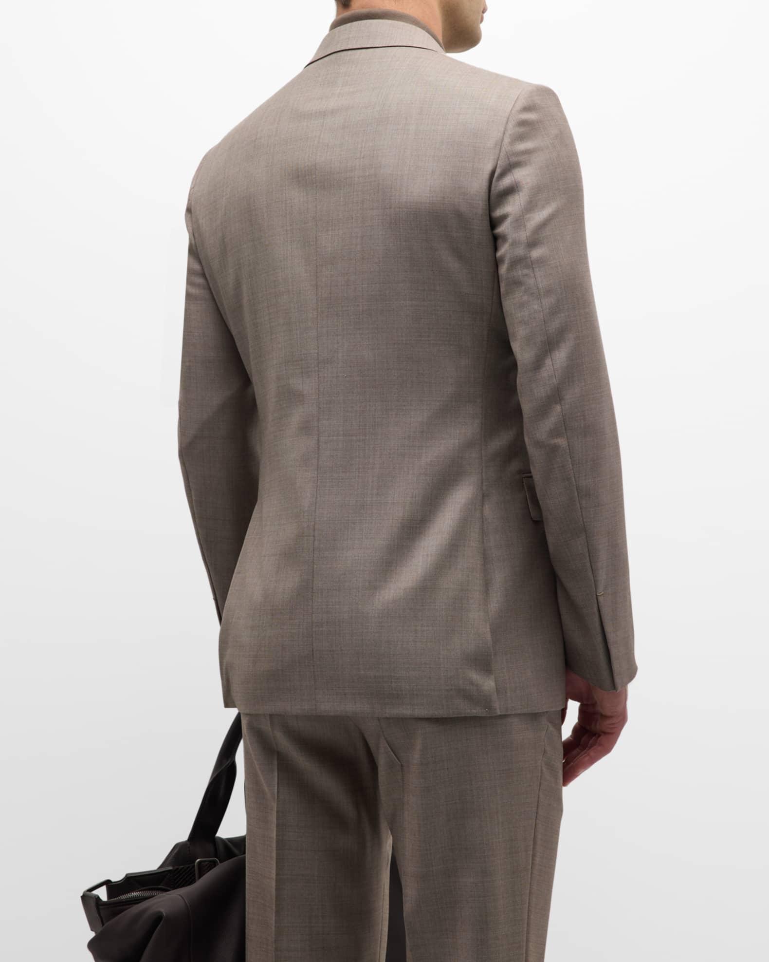 Men's Wool Sharkskin Suit Product Image