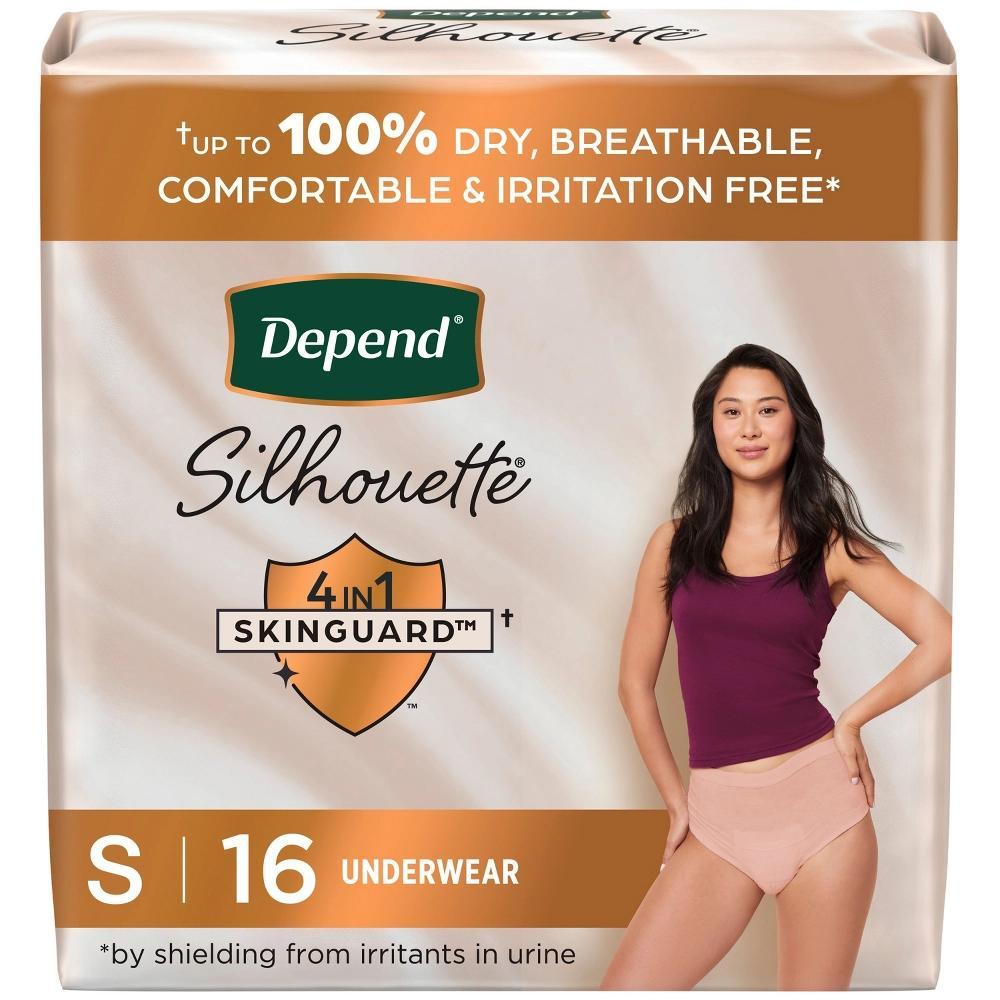 Depend Silhouette Incontinence & Postpartum Underwear for Women - Maximum Absorbency Product Image