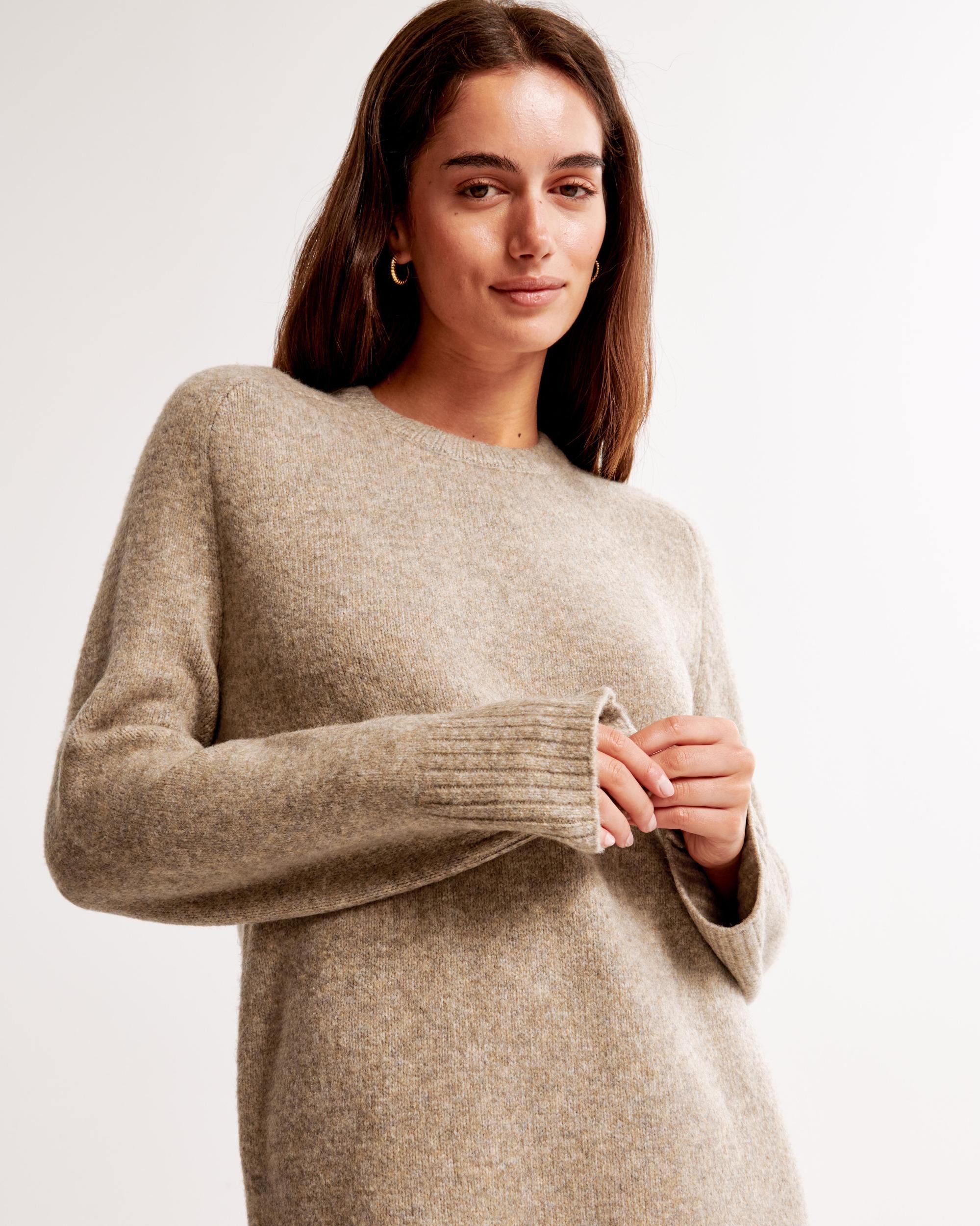 The A&F Madeline Crew Mini Sweater Dress Product Image