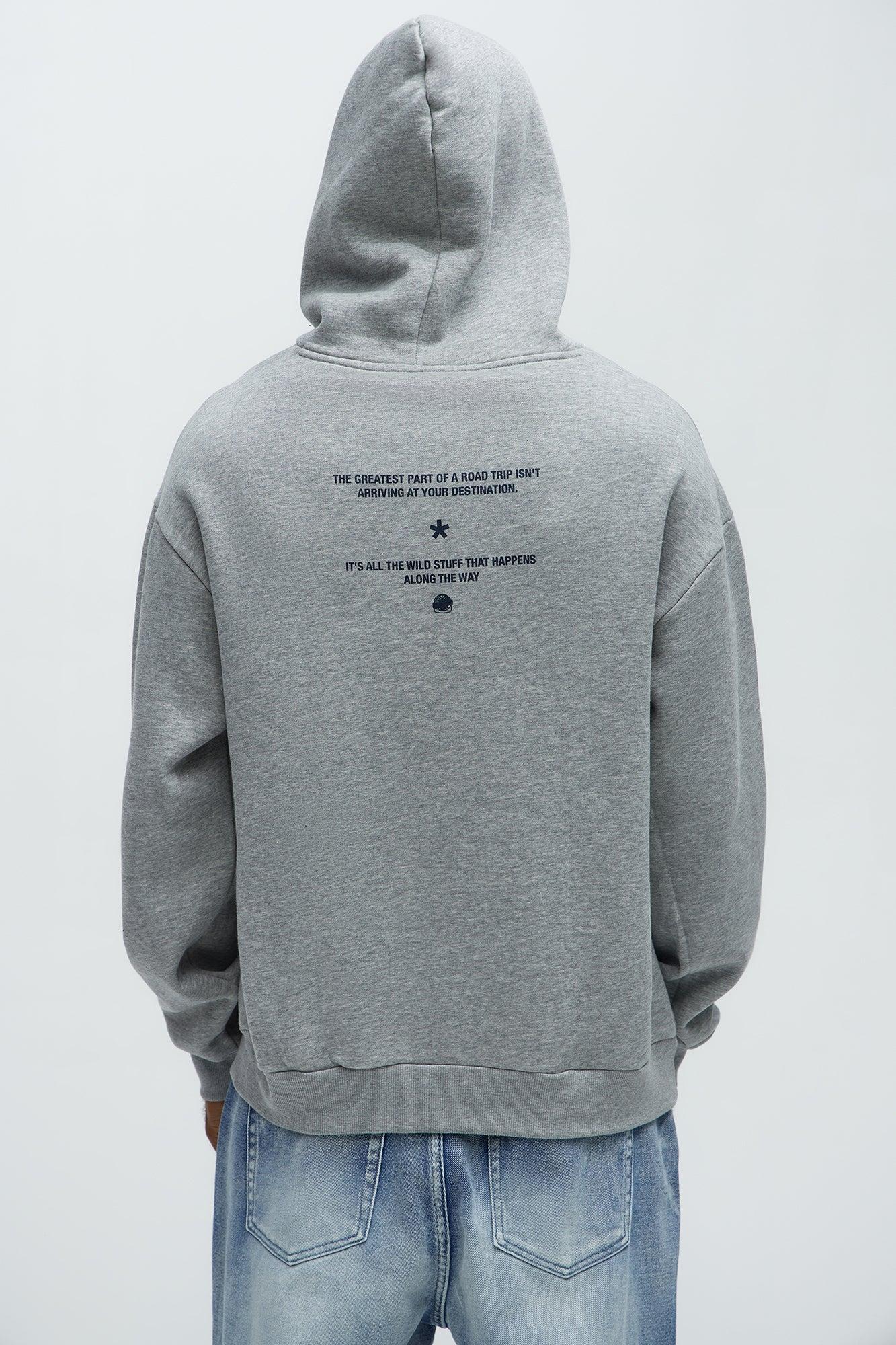 Pacific Coast Highway Hoodie - Heather Grey Product Image