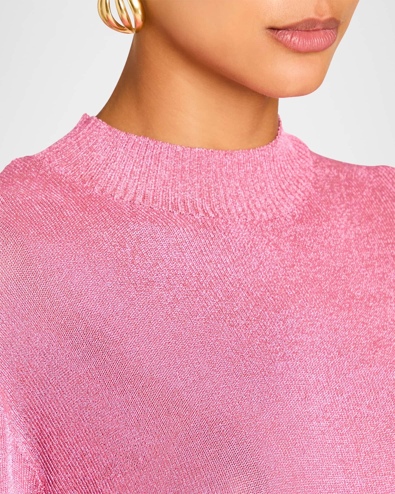 Rae Metallic Knit Mini Dress Product Image