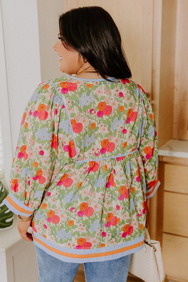 Dahlia Daydream Floral Top Curves Product Image
