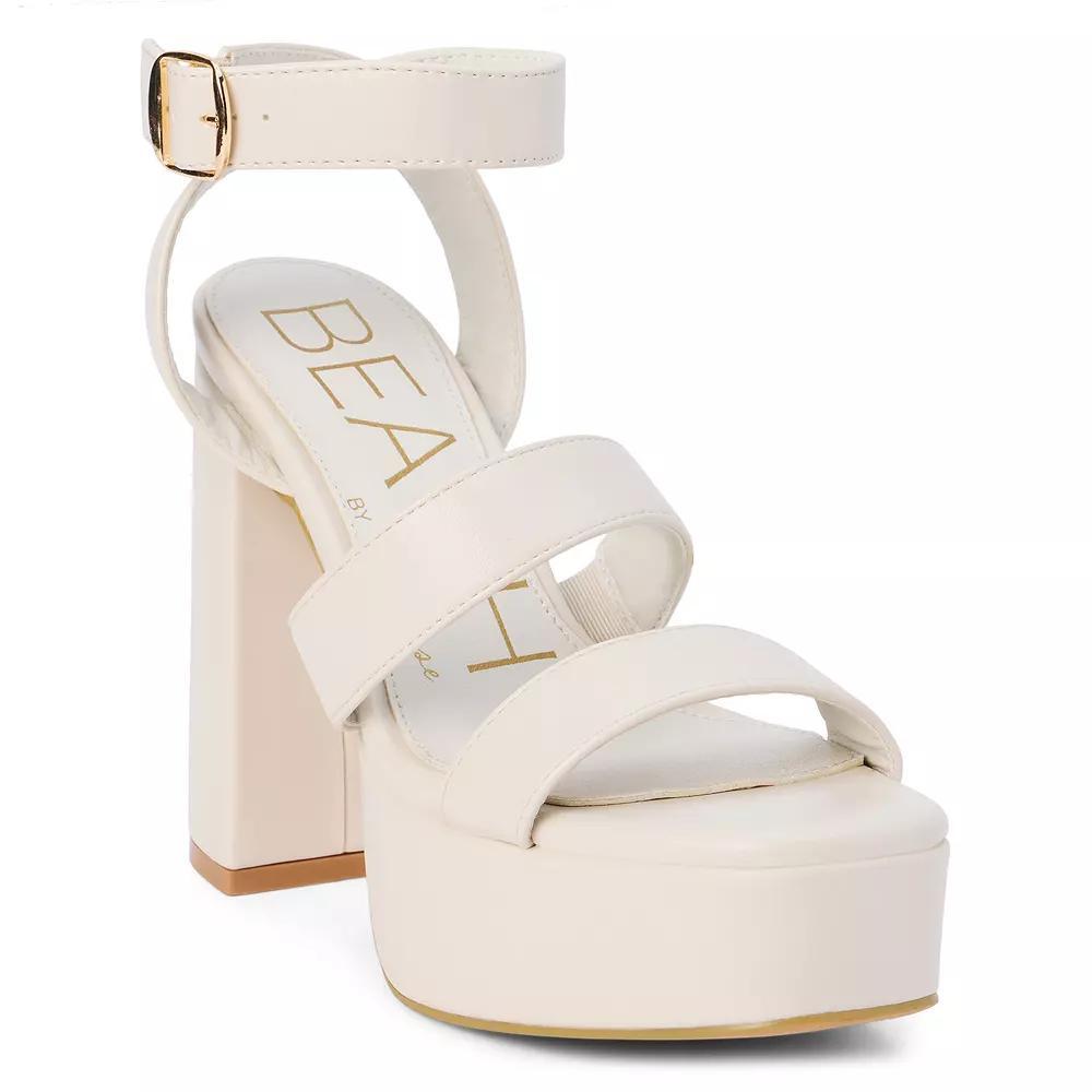 Beach by Matisse Savage Women's Platform Heels, Size: 10, Ivory Product Image