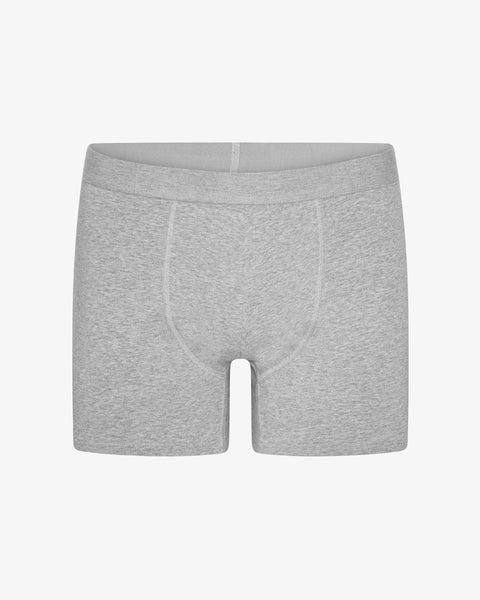 Classic Organic Boxer Briefs - Heather Grey Product Image