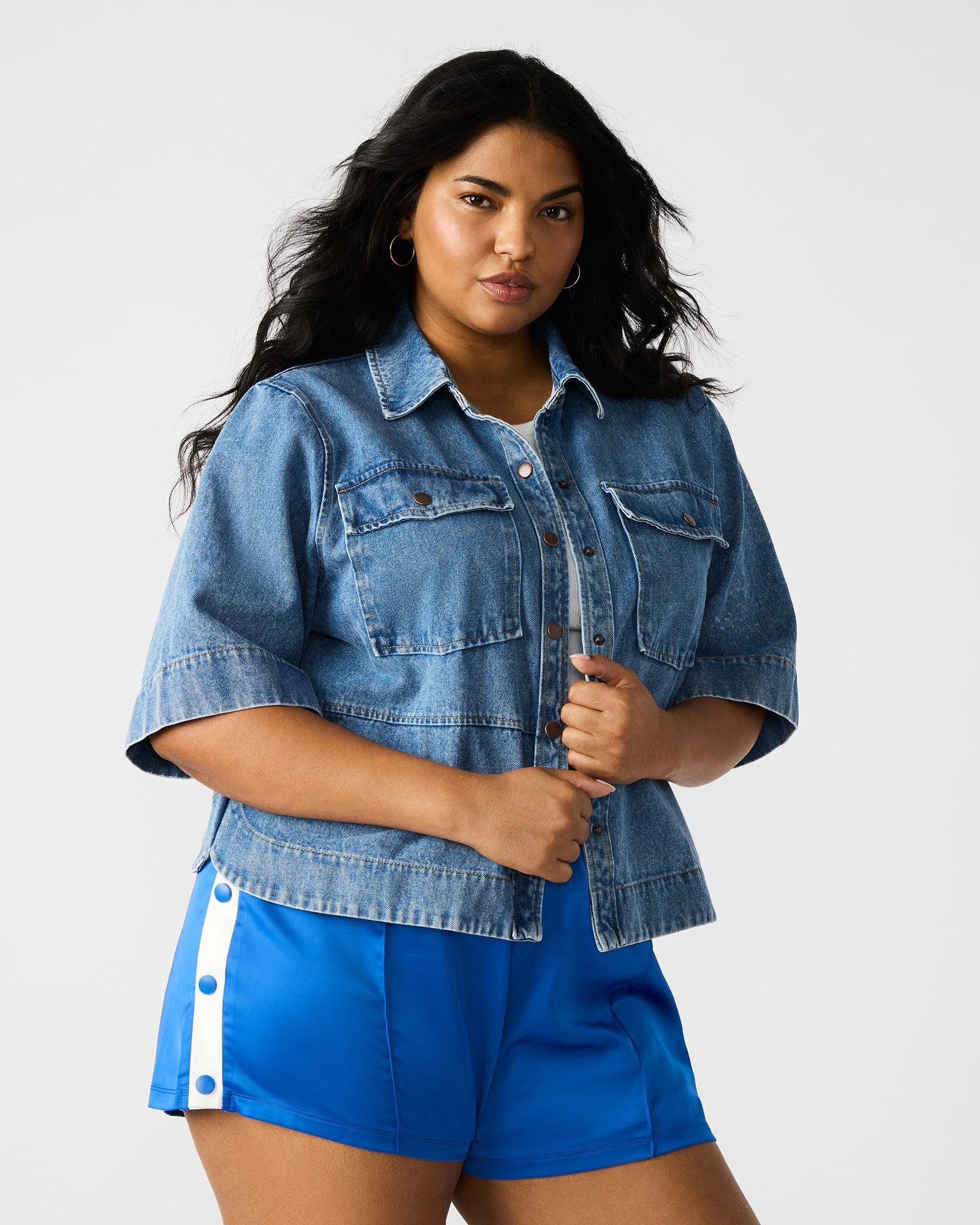 ELIANA DENIM TOP Female Product Image
