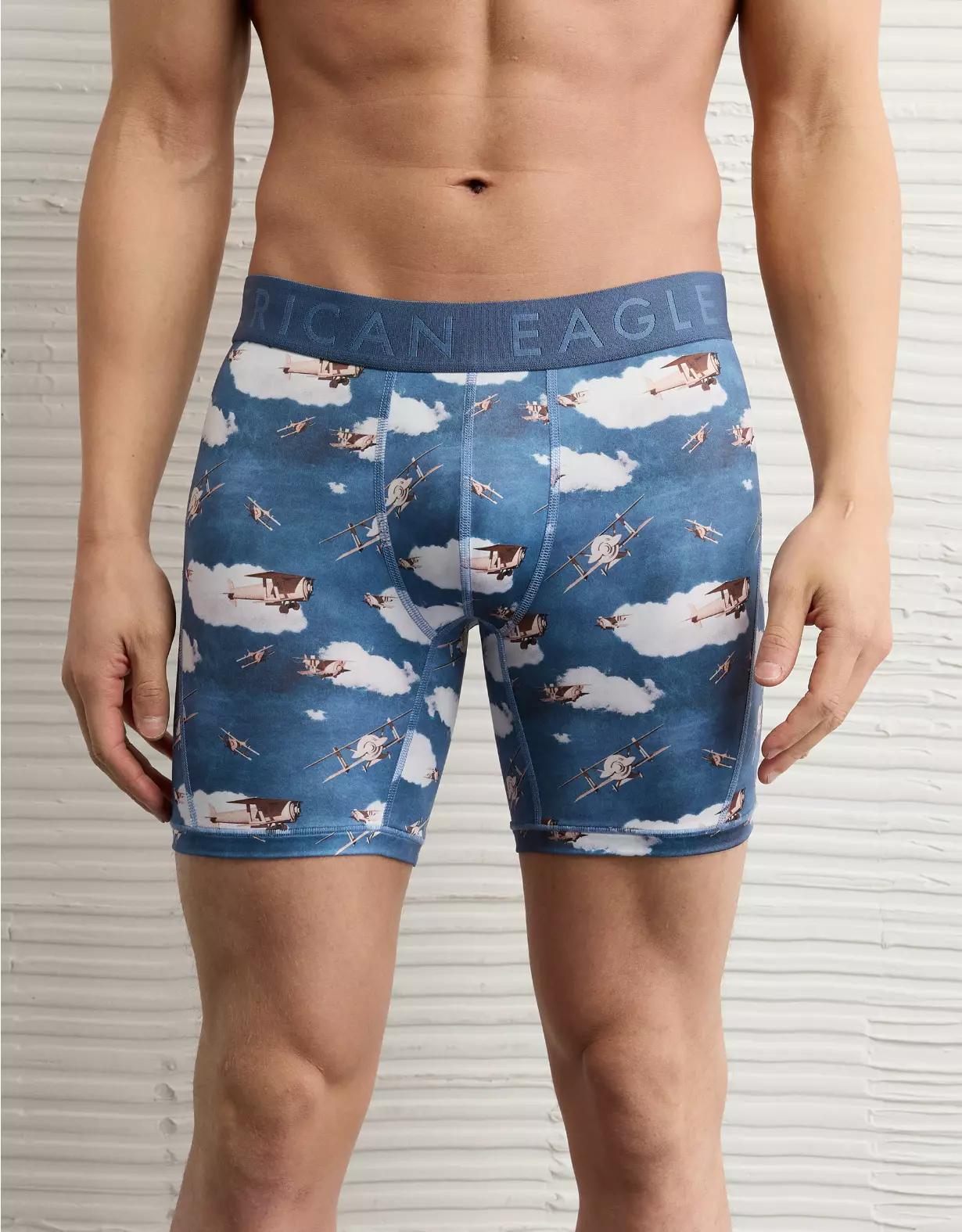 AEO Men's Space Dye 6" Flex Boxer Brief Product Image