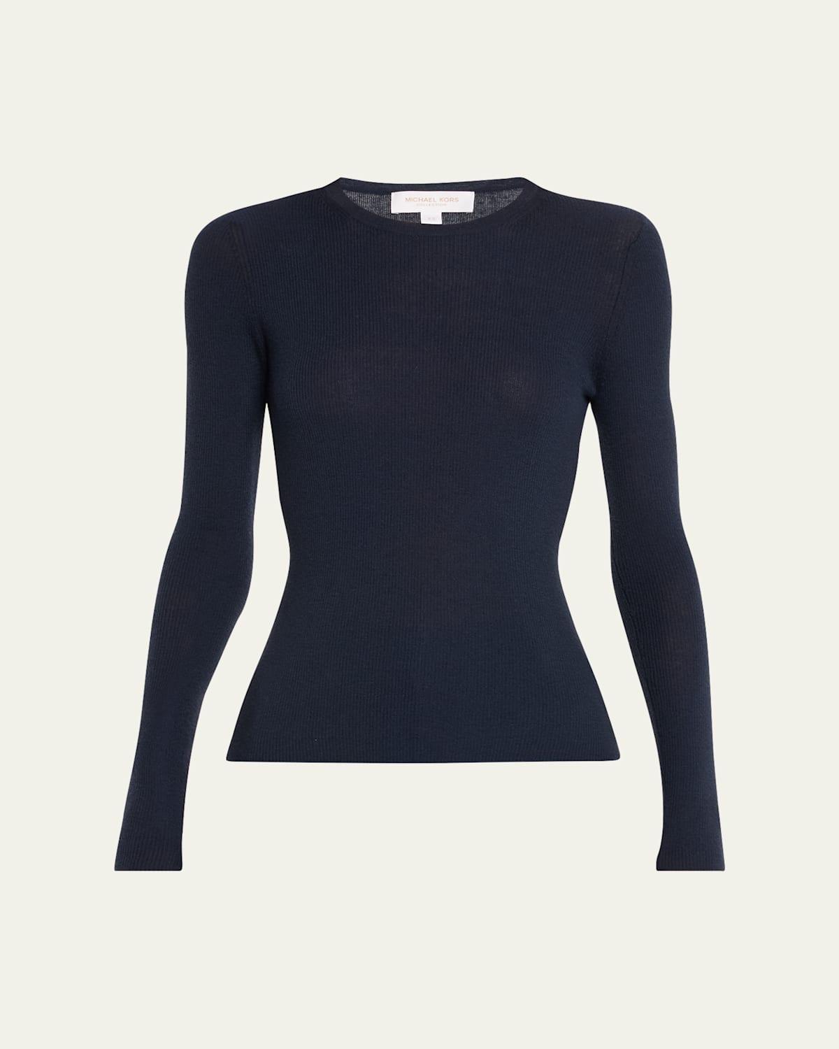 Michael Kors Collection Cashmere Hutton Rib Top Product Image