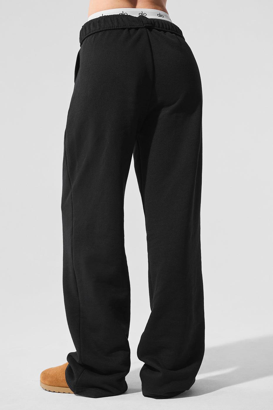 Accolade Straight Leg Sweatpant - Black Female Product Image