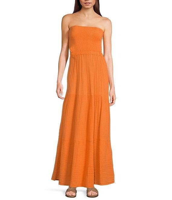 Rip Curl Premium Surf Strapless Open Back Maxi Dress Product Image