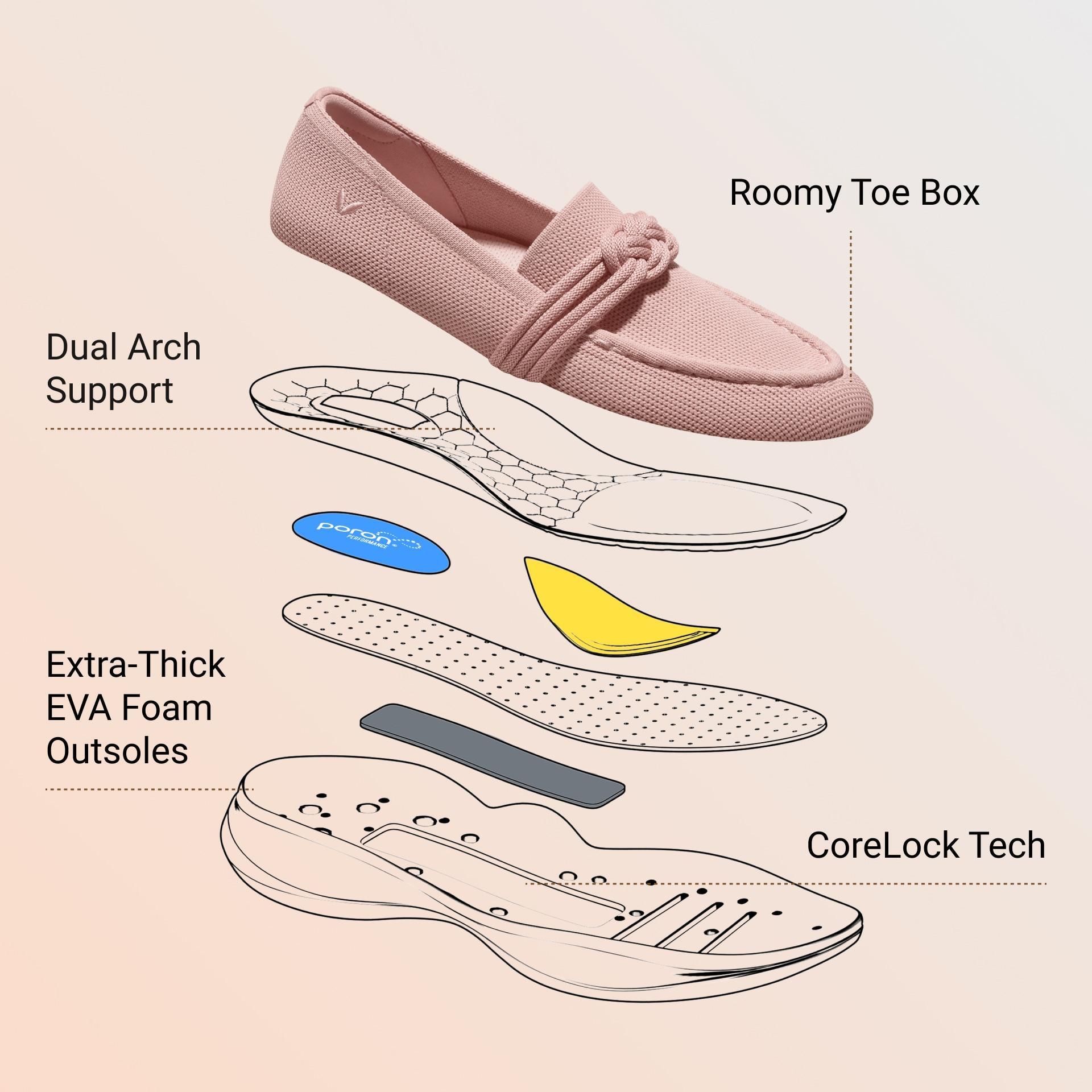 Water-Repellent Round-Toe Sneaker Loafers (Iasmin) Product Image
