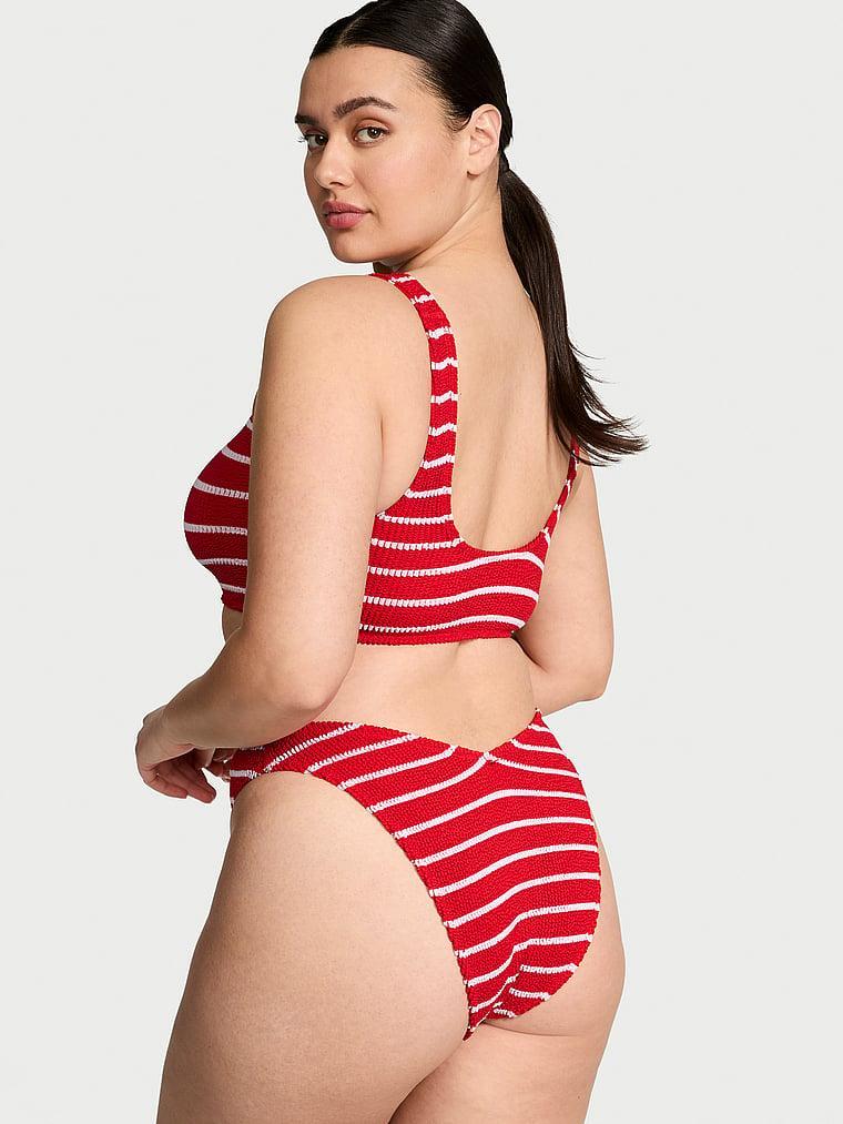 Crinkle Brazilian Bikini Bottom Product Image