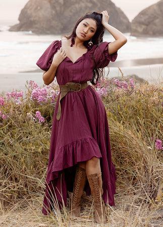 Gwenaelle Dress in Brick Female Product Image