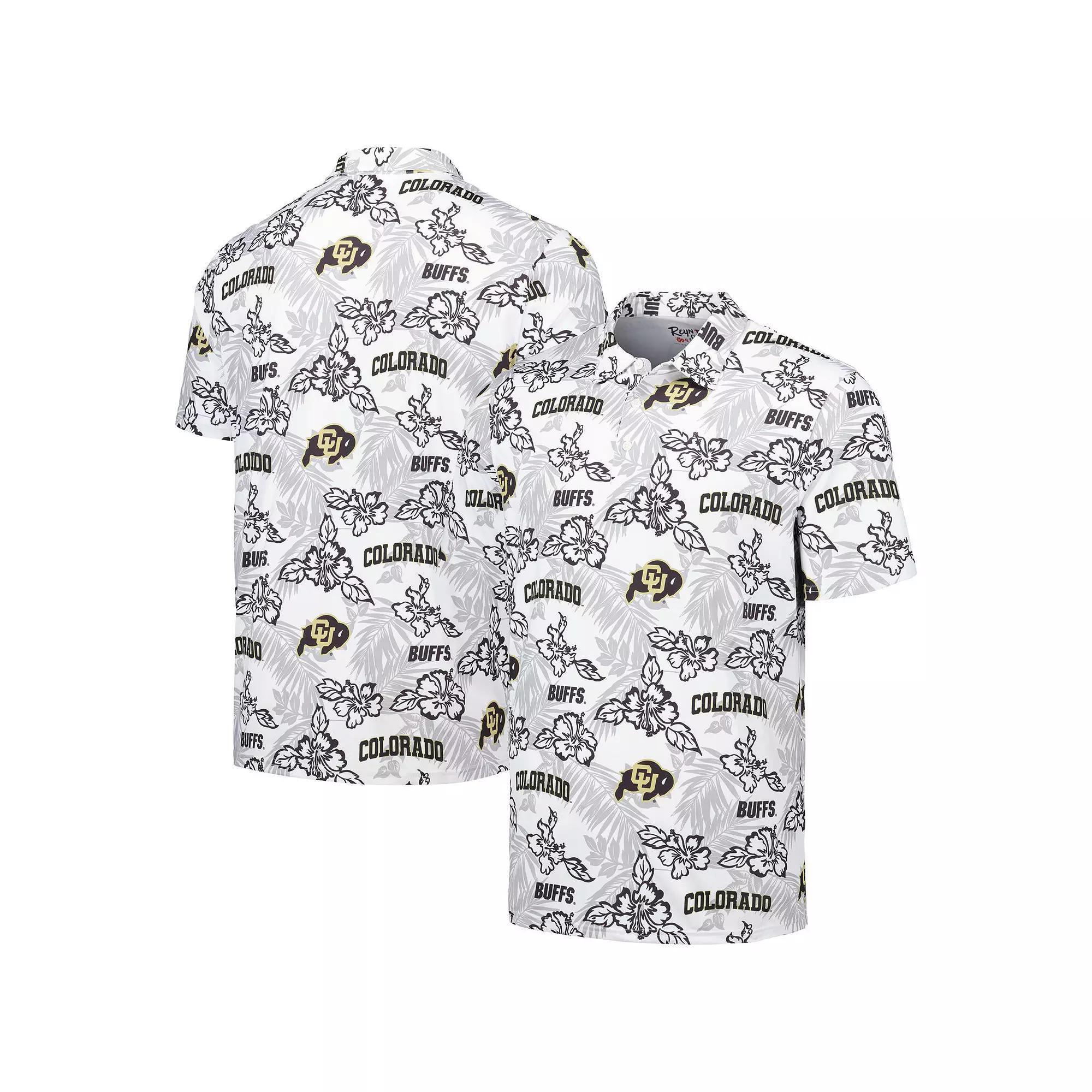 Men's Reyn Spooner  White Colorado Buffaloes Performance Polo, Size: 2XL Product Image