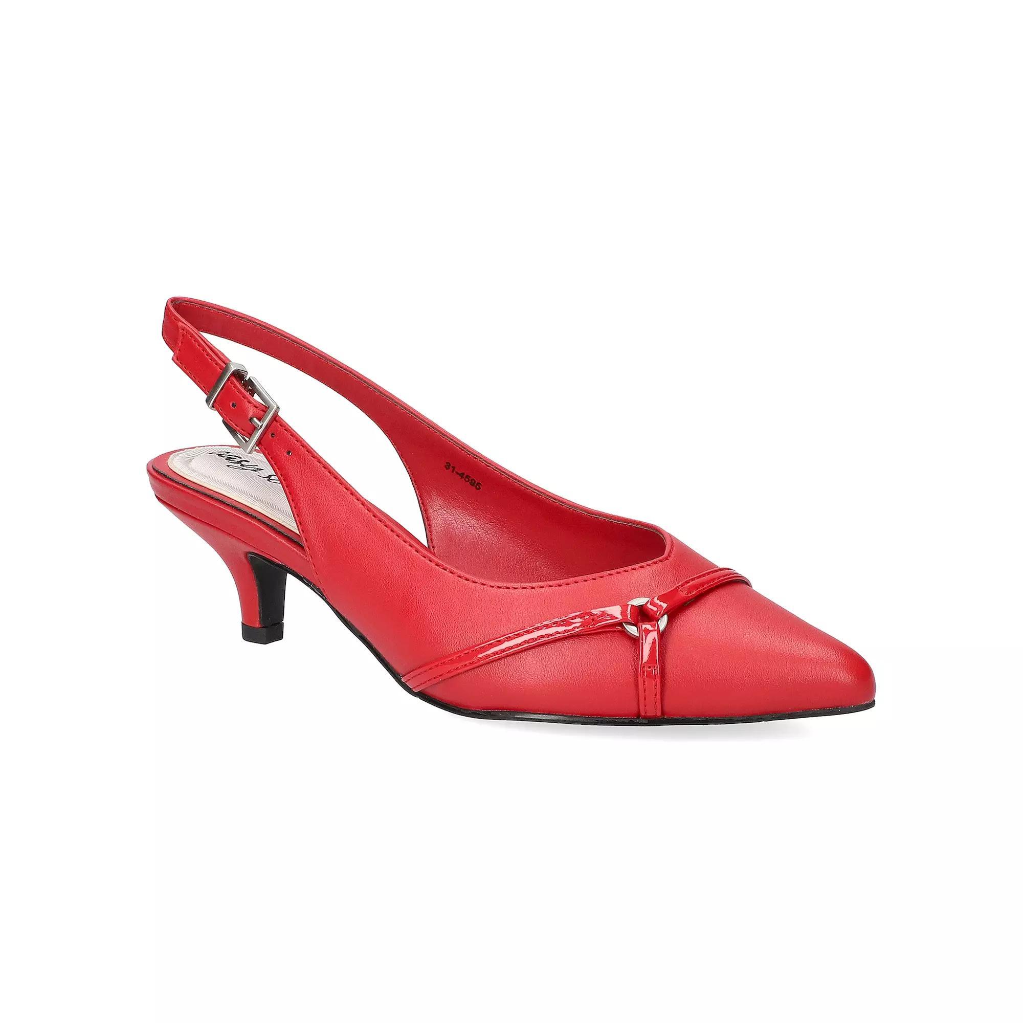 Easy Street Feena Women's Slingback Pumps, Size: 8.5, Red Product Image