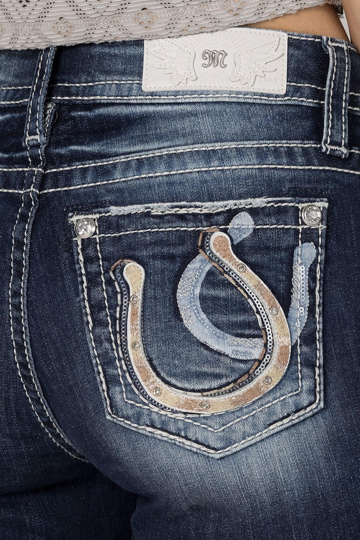 Double Horseshoe Bootcut Jeans Product Image