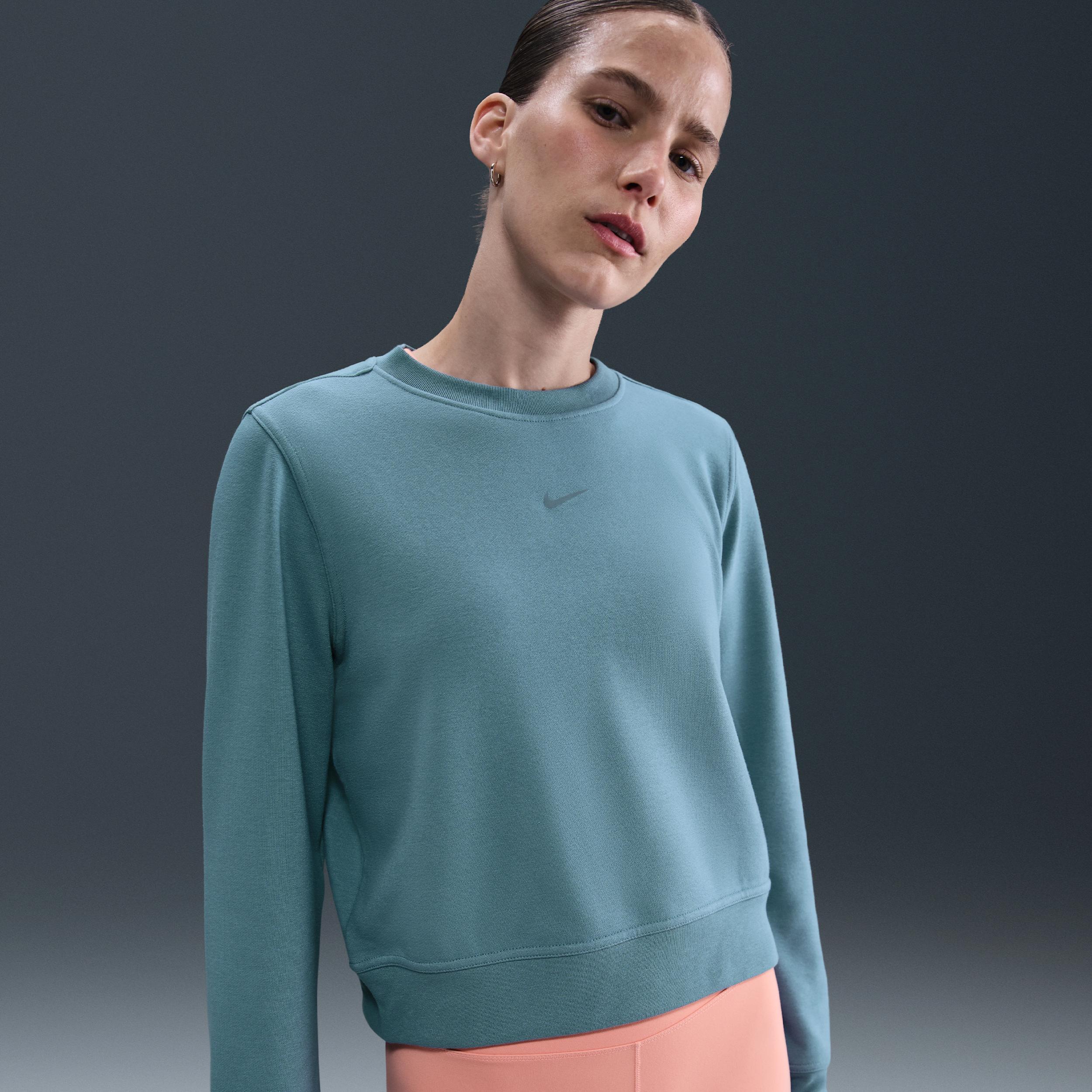 Nike Women's Dri-FIT One Crew-Neck French Terry Sweatshirt Product Image