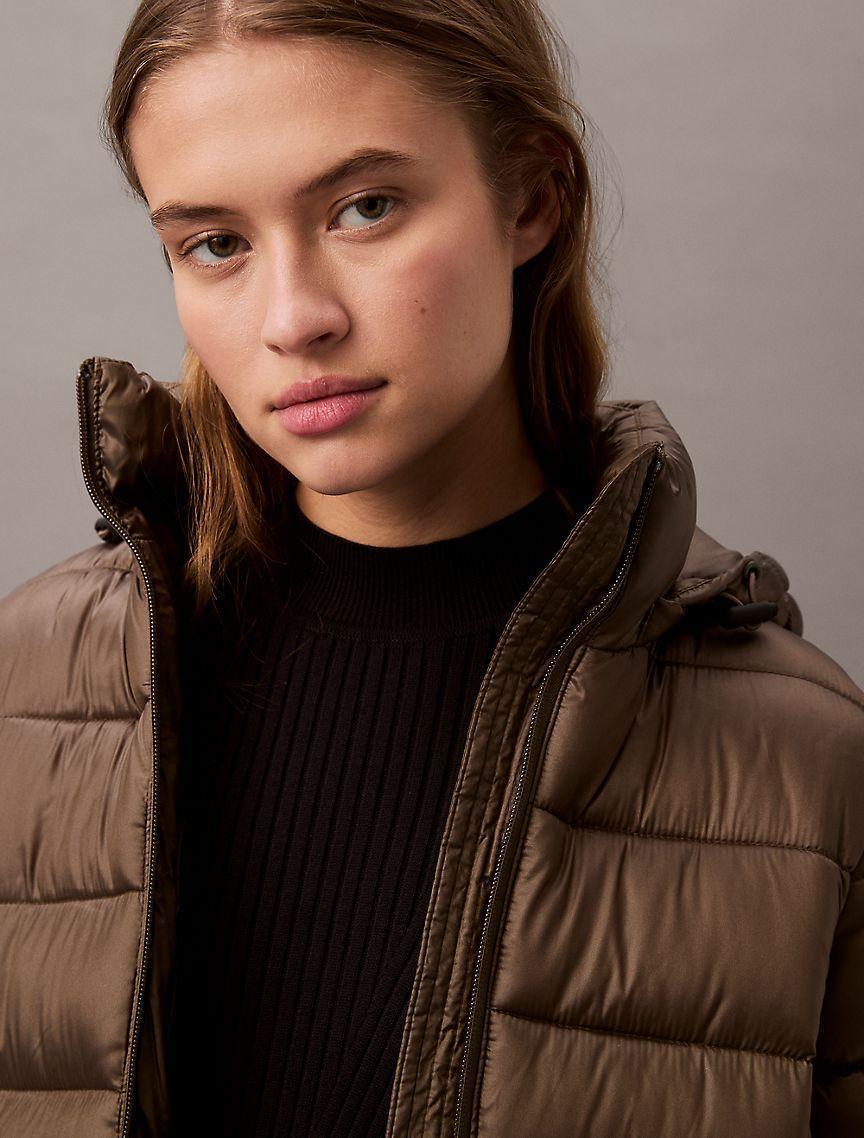 High Shine Lightweight Puffer Jacket Product Image
