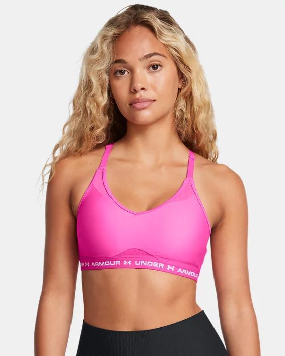 Women's Under Armour Crossback Low-Impact Sports Bra, Size: Large, Castlerock Product Image